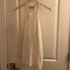 LOFT XL WHITE RACERBACK LITE SWEATER NWT